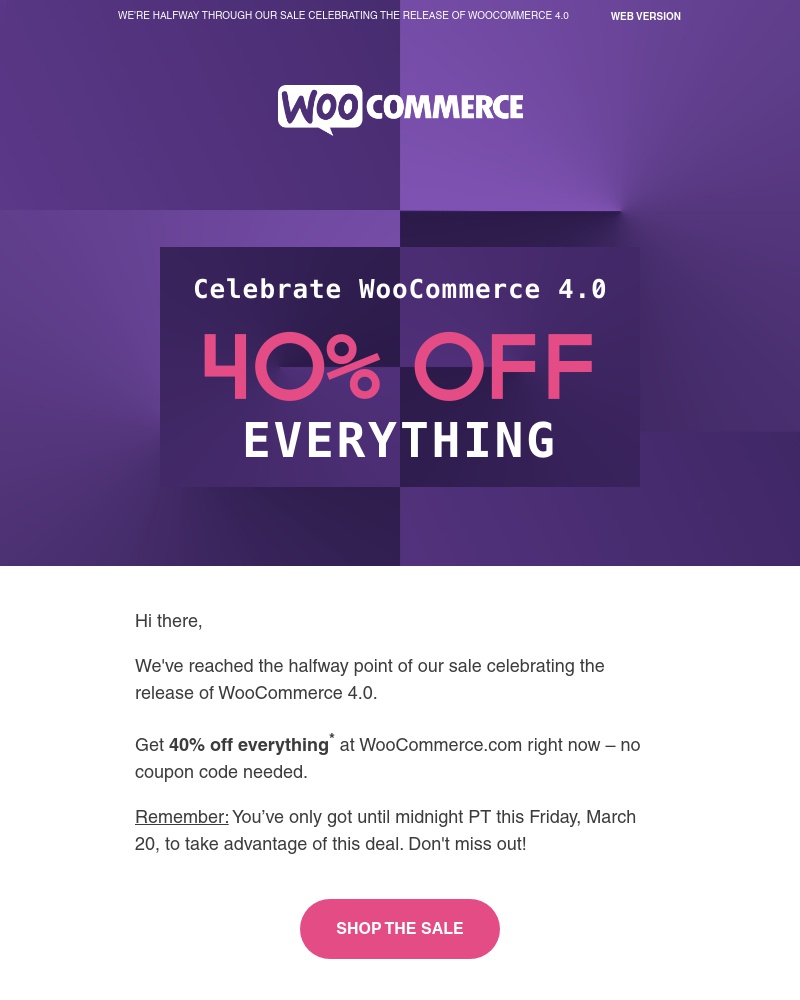 Screenshot of email with subject /media/emails/good-news-still-40-off-everything-at-woocommercecom-cropped-4dc08ff6.jpg