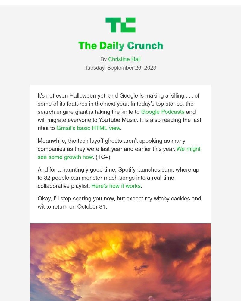 Screenshot of email with subject /media/emails/google-podcasts-will-sunset-next-year-as-platform-moves-users-to-youtube-music-2f_Nb3V7vC.jpg