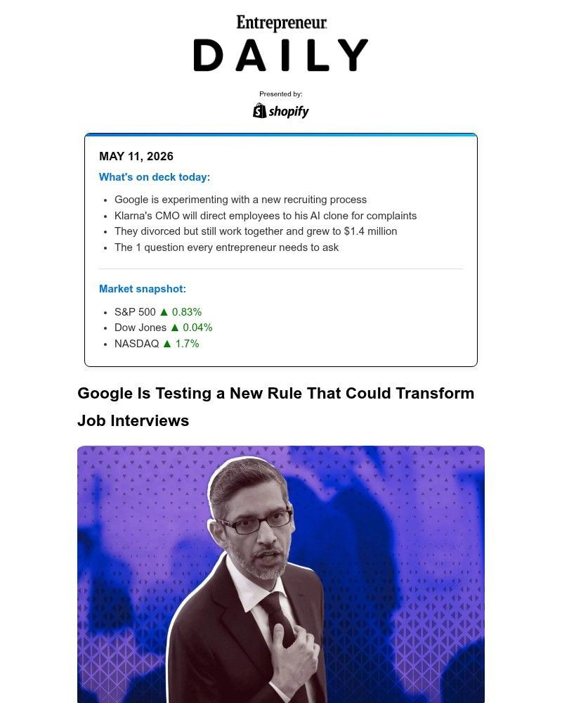 Screenshot of email with subject /media/emails/googles-new-interview-rule-could-change-how-you-get-hired-03c88f-cropped-02775fcc.jpg