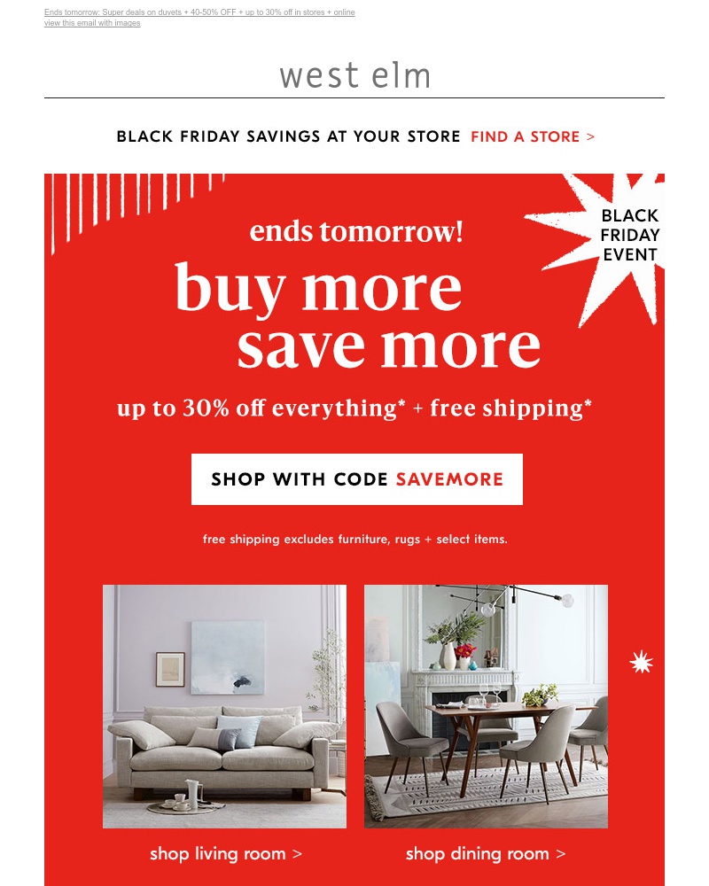 Screenshot of email with subject /media/emails/grab-a-friend-go-our-entire-store-is-on-sale-until-tomorrow-cropped-c489789e.jpg