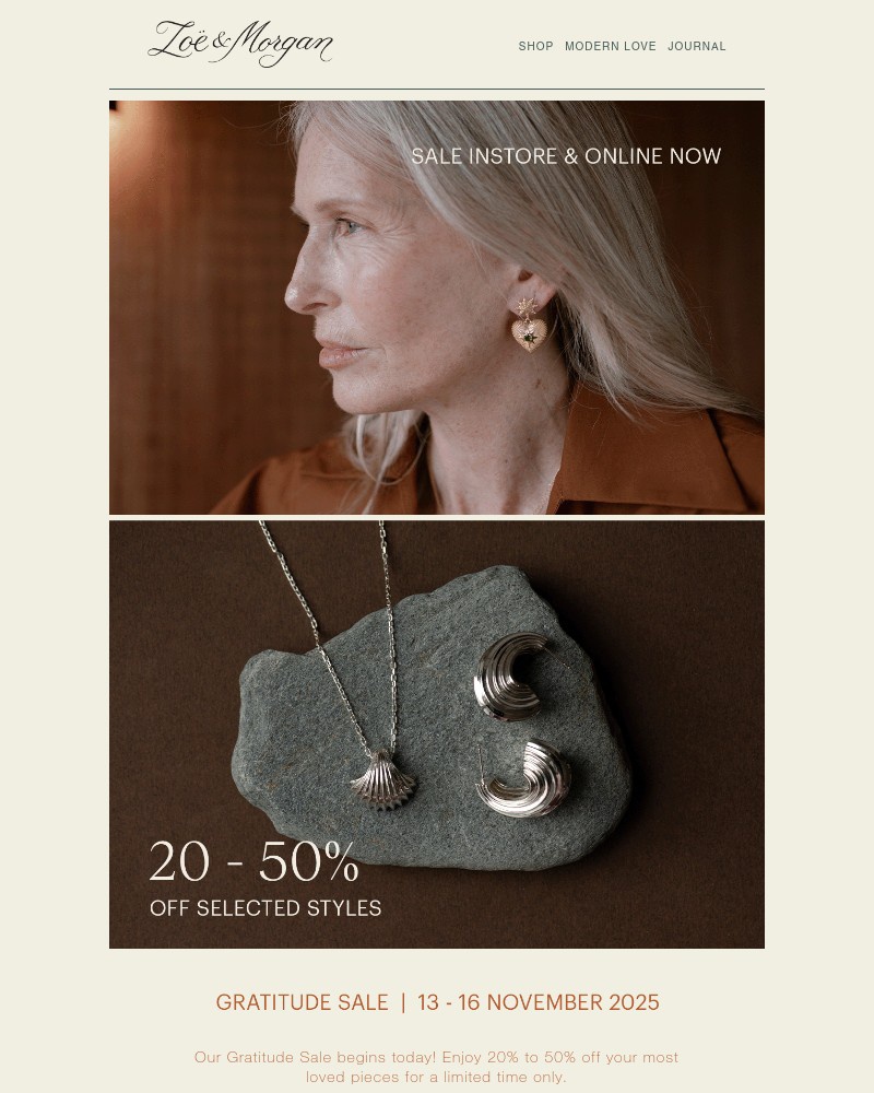 Screenshot of email with subject /media/emails/gratitude-sale-on-now-four-days-only-0f2585-cropped-c4525e2a.jpg