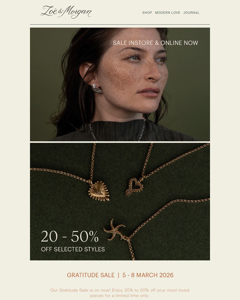 Screenshot of email with subject /media/emails/gratitude-sale-on-now-four-days-only-8fde1e-cropped-2d30cdf4.jpg
