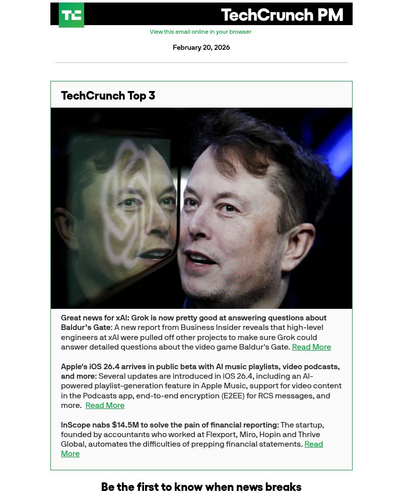 Screenshot of email with subject /media/emails/great-news-for-xai-grok-is-now-pretty-good-at-answering-questions-about-baldurs-g_P64rsMC.jpg