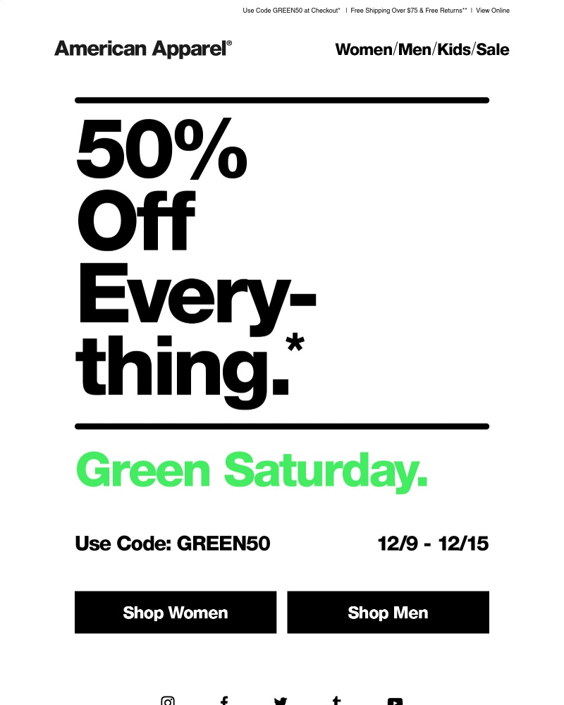 Screenshot of email with subject /media/emails/green-monday-50-off-everything-cropped-00359f01.jpg