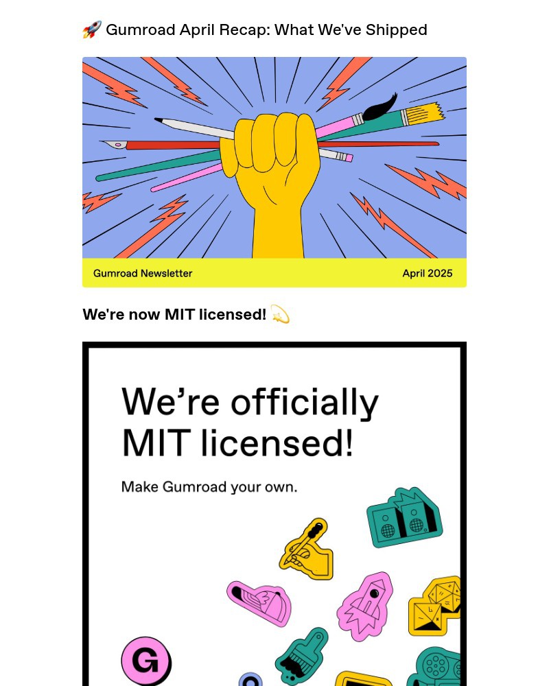 Screenshot of email with subject /media/emails/gumroad-april-recap-what-weve-shipped-5ccef5-cropped-d4b9bfc7.jpg