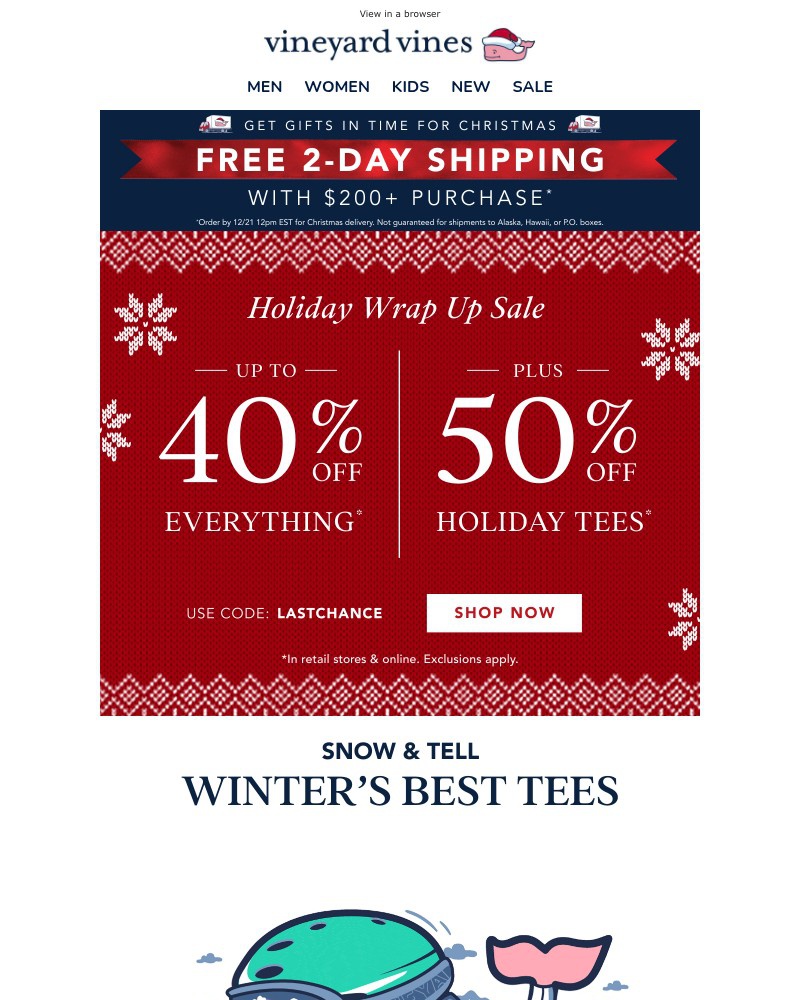 Screenshot of email with subject /media/emails/half-off-holiday-tees-plus-up-to-40-off-everything-c7ccf8-cropped-e7b3b6cb.jpg