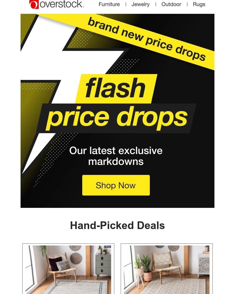 Screenshot of email with subject /media/emails/hand-picked-flash-price-drops-on-handmade-rugs-b0f8e6-cropped-f84852db.jpg