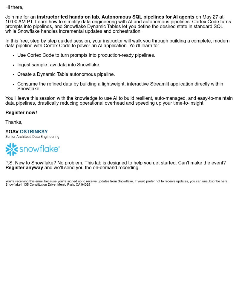 Screenshot of email with subject /media/emails/hands-on-lab-autonomous-sql-pipelines-for-ai-agents-b3d48f-cropped-28288b0b.jpg
