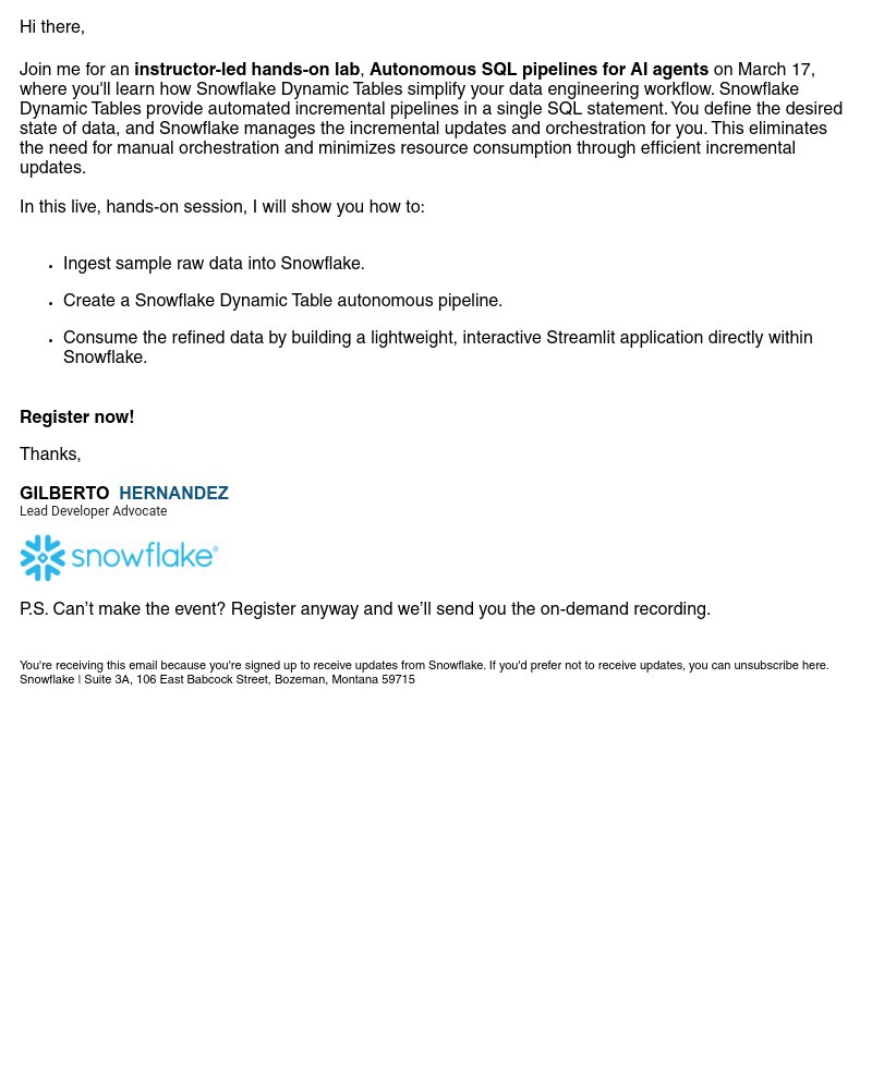 Screenshot of email with subject /media/emails/hands-on-lab-autonomous-sql-pipelines-for-ai-agents-fa8b71-cropped-4ddb845a.jpg