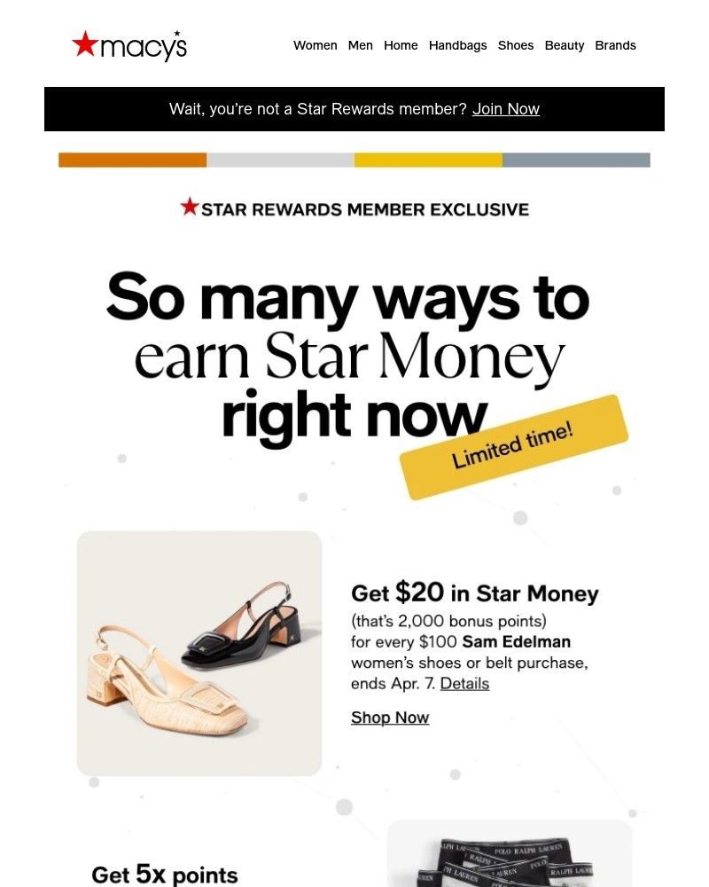 Screenshot of email with subject /media/emails/happening-now-earn-star-money-shop-the-vip-sale-user-60f22e-cropped-be7385d7.jpg