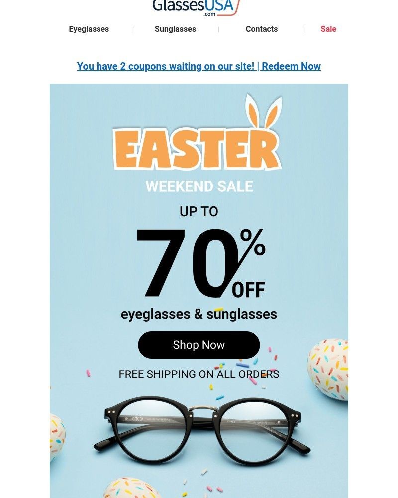 Screenshot of email with subject /media/emails/happening-now-easter-weekend-sale-ffeb87-cropped-3d85c866.jpg