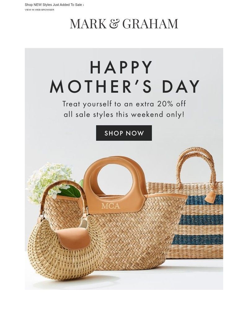 Screenshot of email with subject /media/emails/happy-mothers-day-treat-yourself-with-20-off-sale-eed2d4-cropped-c9d4b9e8.jpg