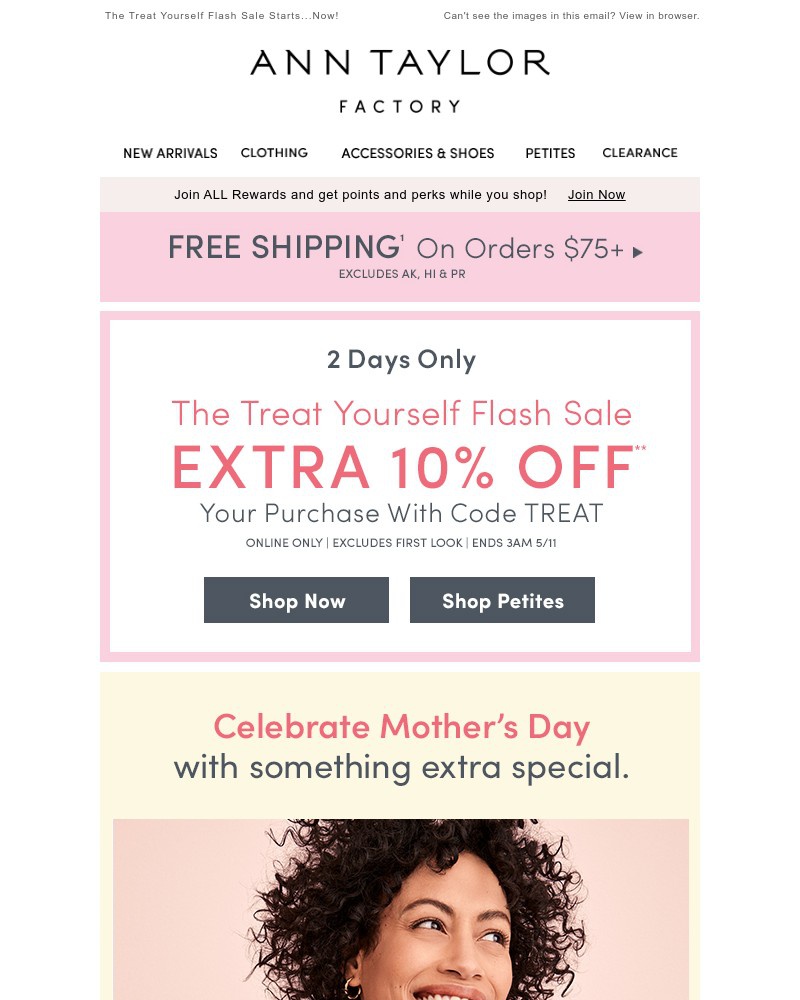 Screenshot of email with subject /media/emails/happy-mothers-day-up-to-60-off-extra-10-off-fcc0ba-cropped-3b106917.jpg