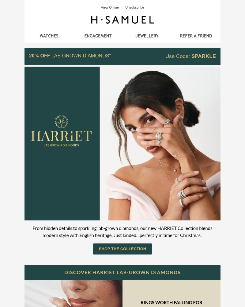 Screenshot of email with subject /media/emails/harriet-lab-grown-diamonds-are-here-2b8305-cropped-35239acb.jpg