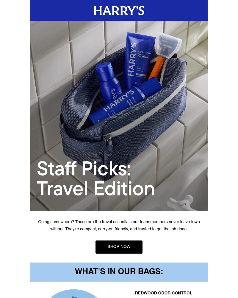 Screenshot of email with subject /media/emails/harrys-go-to-travel-essentials-9f588a-cropped-530b77d9.jpg