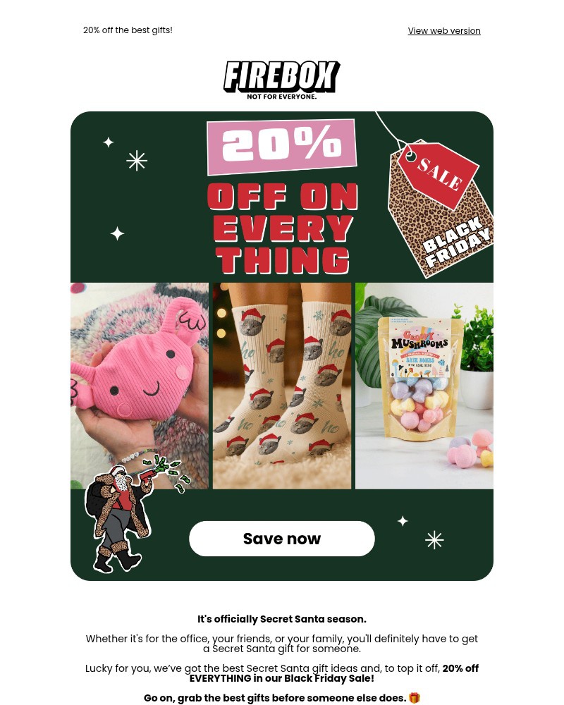Screenshot of email with subject /media/emails/have-you-got-your-secret-santa-gift-yet-2e3bee-cropped-03c54692.jpg