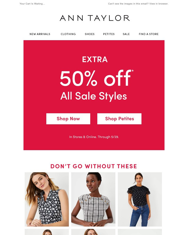 Screenshot of email with subject /media/emails/have-you-heard-sales-an-extra-50-off-7ae28d-cropped-100f6456.jpg
