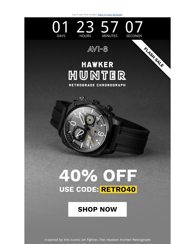 Screenshot of email with subject /media/emails/hawker-hunter-tactical-black-at-40-offfor-48-hours-only-e19878-cropped-7753f861.jpg
