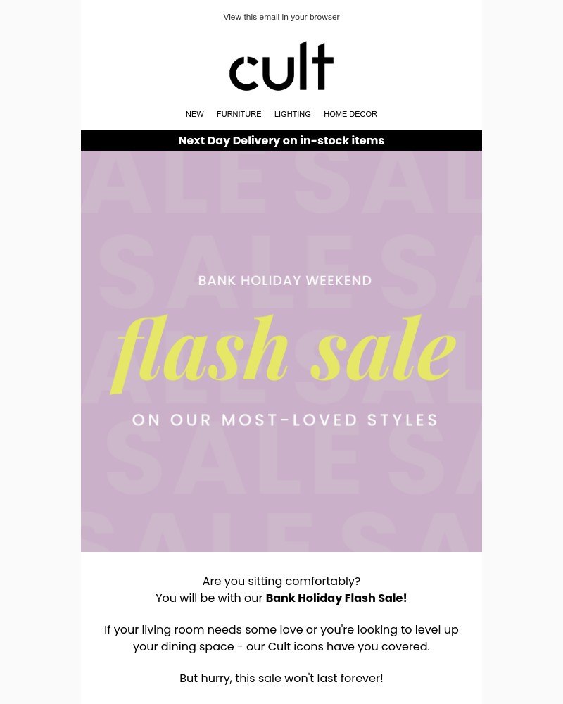 Screenshot of email with subject /media/emails/hello-exclusive-deals-flash-sale-for-bank-holiday-weekend-a2a049-cropped-65c905ec.jpg