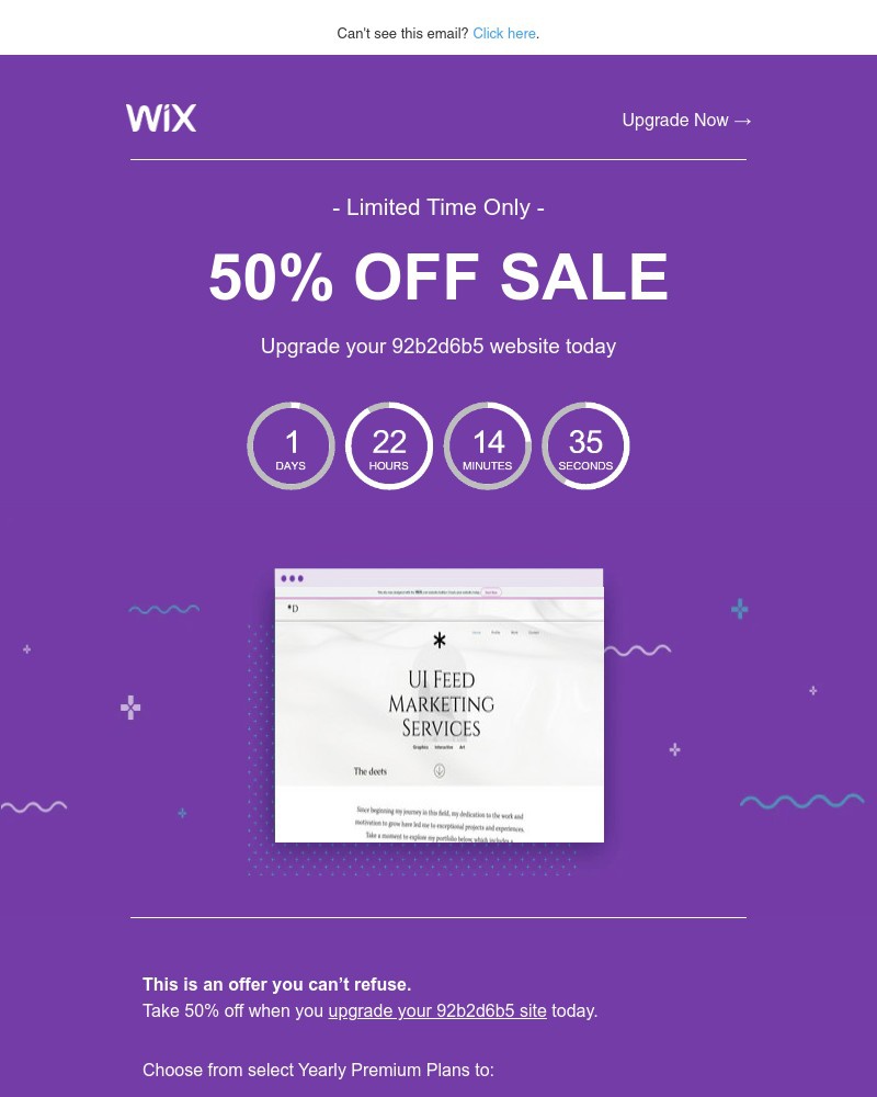 Screenshot of email with subject /media/emails/hello-savings-50-off-when-you-upgrade-92b2d6b5-1d6430-cropped-c9f2dc30.jpg