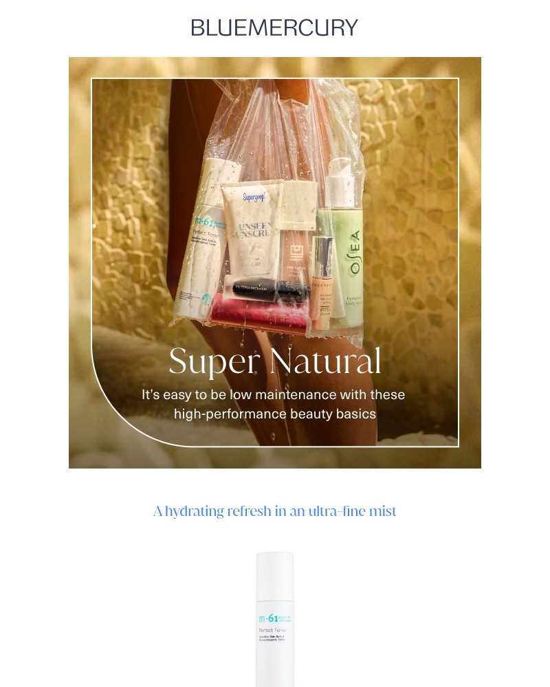 Screenshot of email sent to a Bluemercury Newsletter subscriber