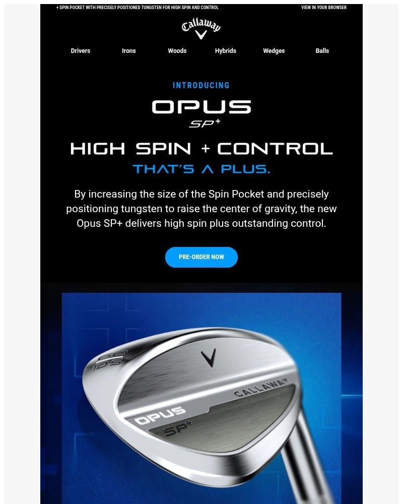 Screenshot of email with subject /media/emails/high-spin-control-shop-the-new-opus-sp-wedge-063430-cropped-15f6bd33.jpg