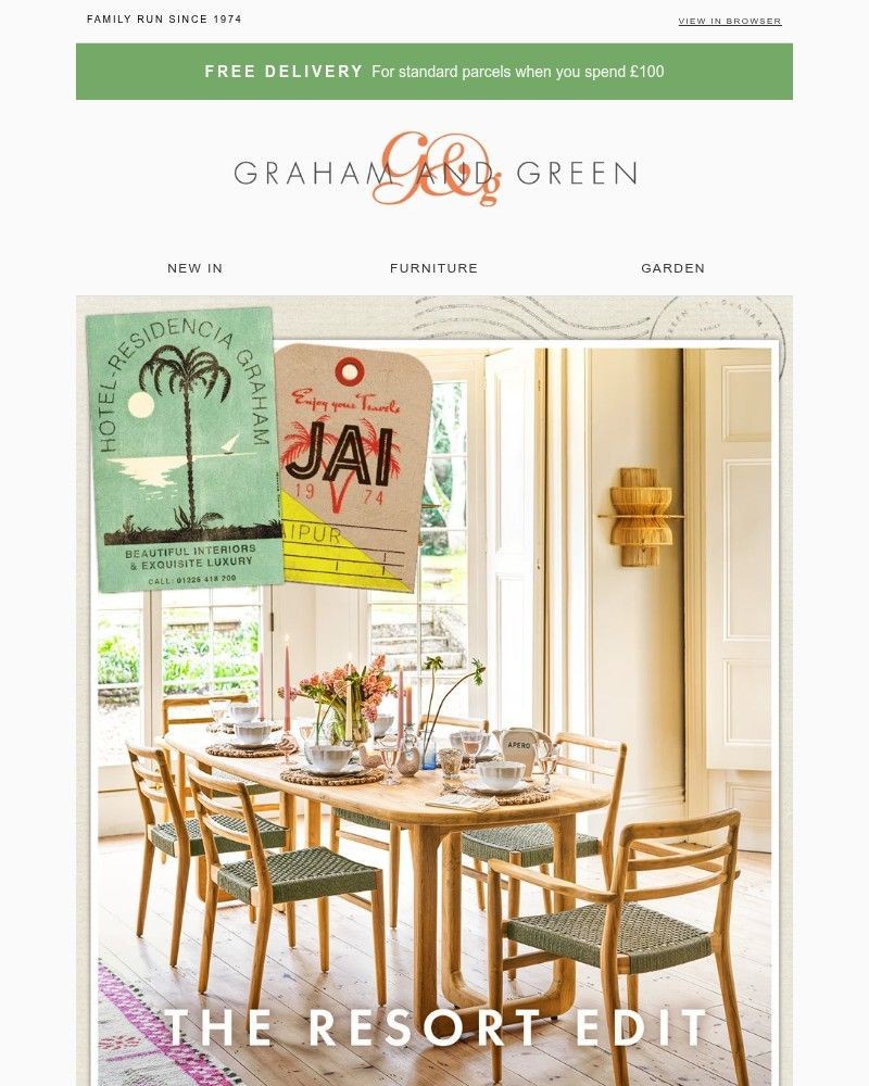 Screenshot of email sent to a Graham and Green Cart abandoner