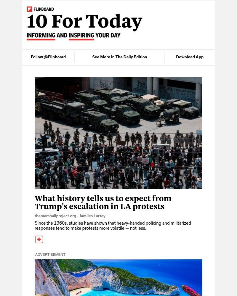 Screenshot of email with subject /media/emails/historys-warning-about-la-protests-and-the-military-4147b4-cropped-ff75ece5.jpg