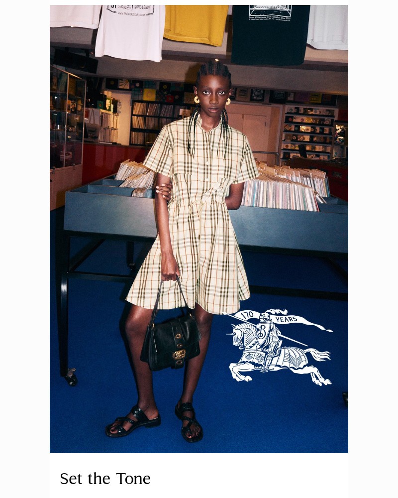 Screenshot of email sent to a Burberry Newsletter subscriber