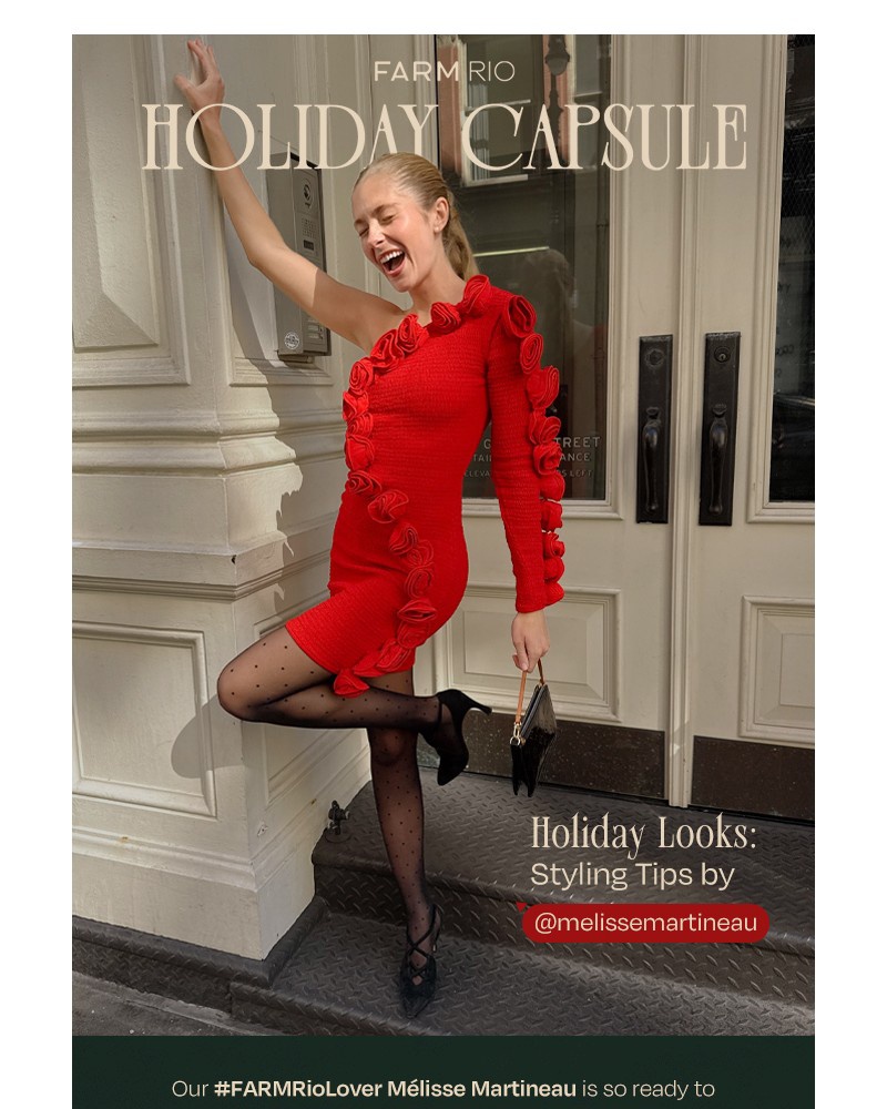 Screenshot of email sent to a Farm Rio Newsletter subscriber