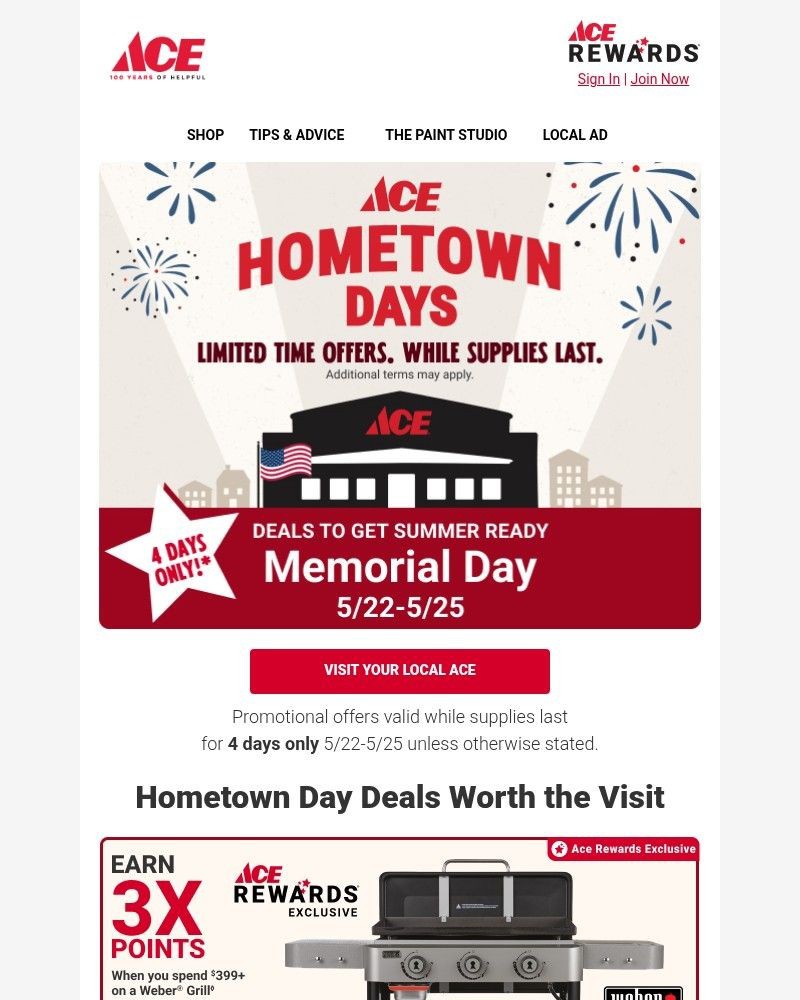 Screenshot of email with subject /media/emails/hometown-days-is-here-youre-invited-4932f0-cropped-a7a386a0.jpg