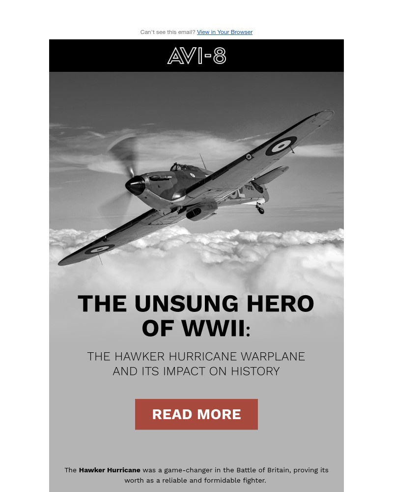 Screenshot of email with subject /media/emails/honoring-a-wwii-icon-the-hawker-hurricane-c150d6-cropped-09ae655e.jpg