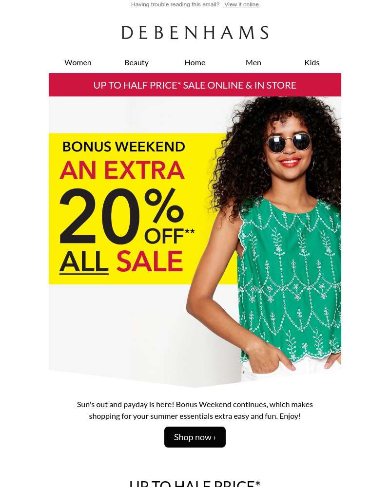 Screenshot of email with subject /media/emails/hooray-for-payday-extra-20-off-all-sale-cropped-52b0ba97.jpg