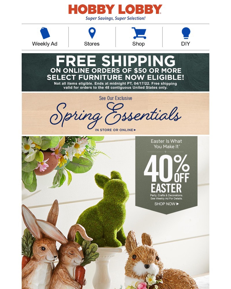 Screenshot of email with subject /media/emails/hop-hop-40-off-easter-50bbbf-cropped-f3d7d4a3.jpg