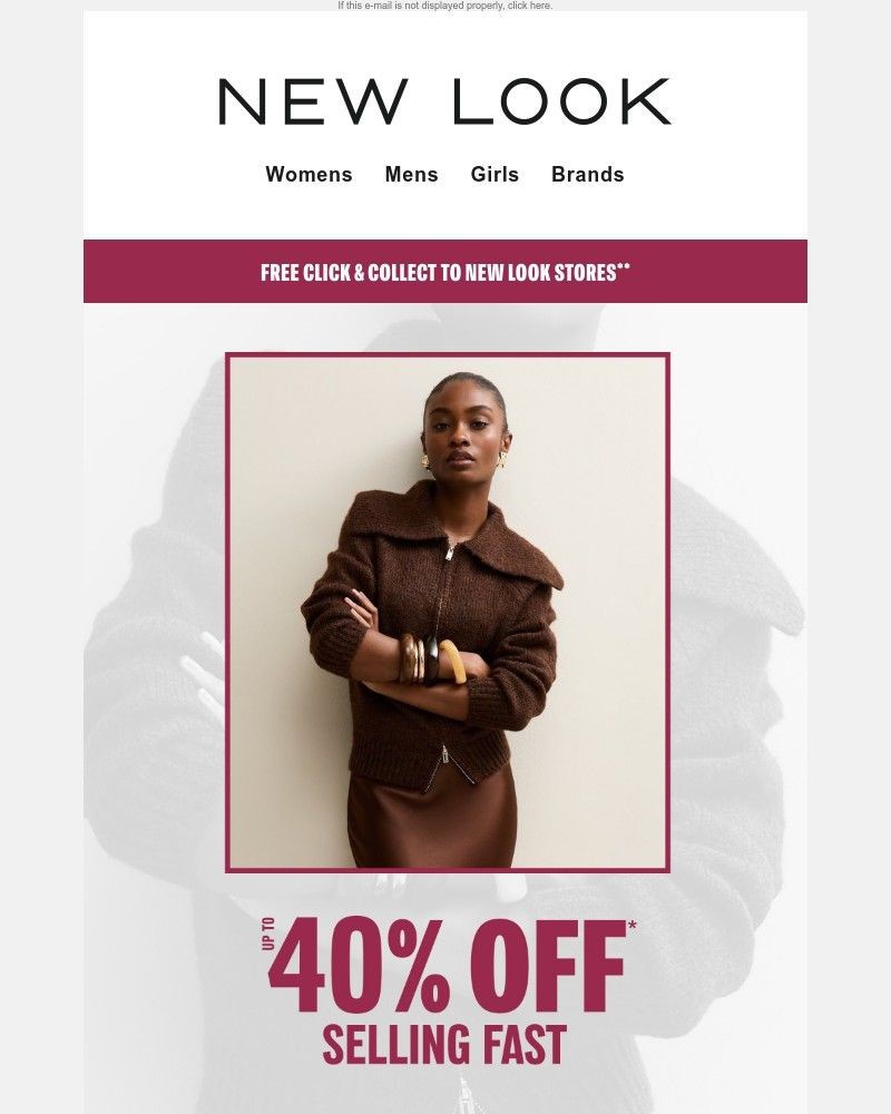 Screenshot of email with subject /media/emails/hot-hot-hot-up-to-40-off-100s-of-styles-ae2830-cropped-15921b0f.jpg