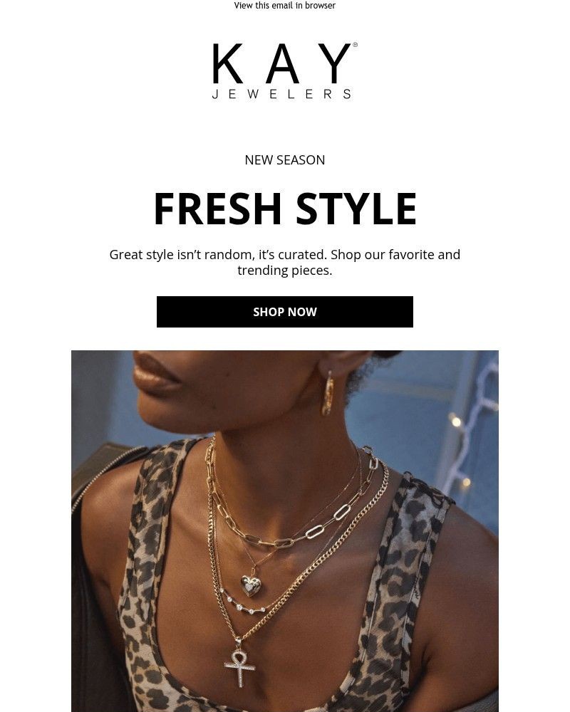 Screenshot of email sent to a Kay Newsletter subscriber