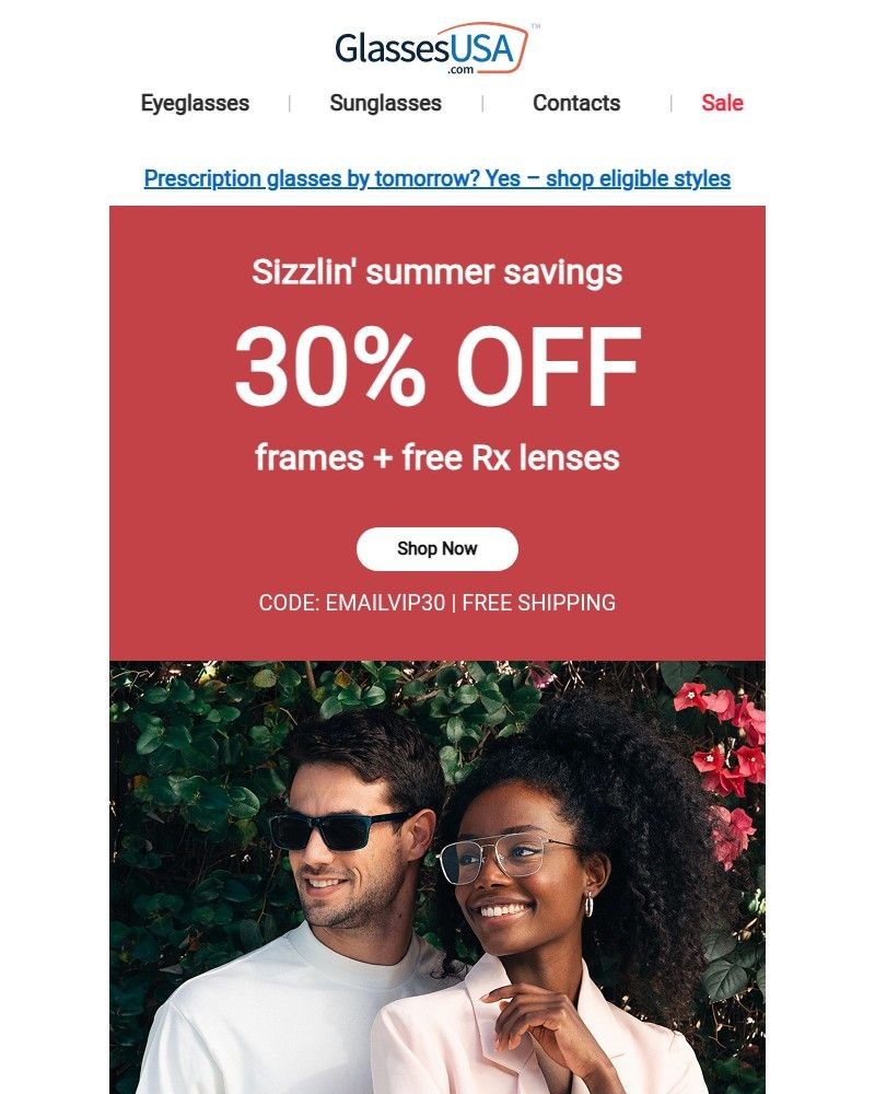 Screenshot of email with subject /media/emails/hot-summer-deals-30-off-bogo-and-more-4f9670-cropped-c6b514d6.jpg