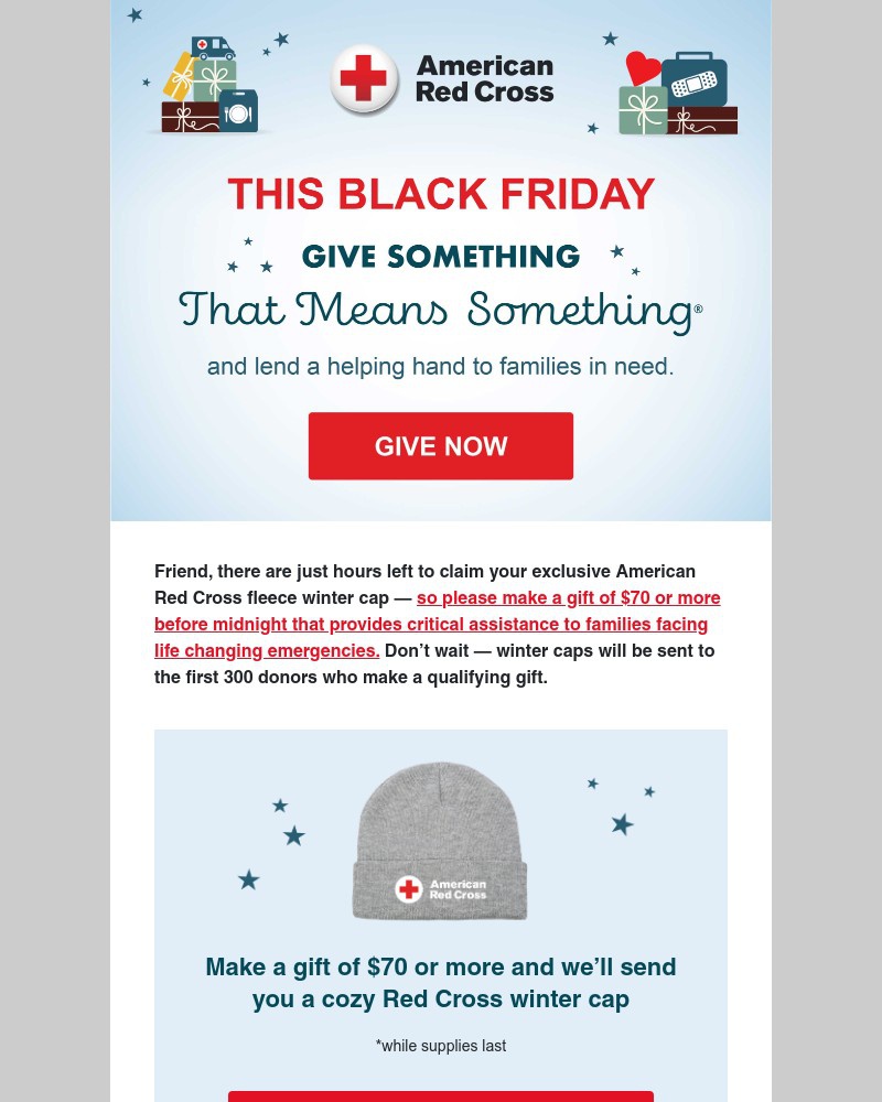 Screenshot of email with subject /media/emails/hours-left-claim-your-red-cross-winter-hat-ff3a61-cropped-2200d610.jpg