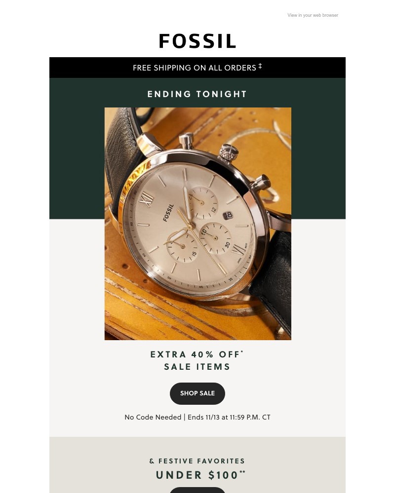 Screenshot of email with subject /media/emails/hours-left-for-40-off-faves-under-100-42a621-cropped-3077d798.jpg