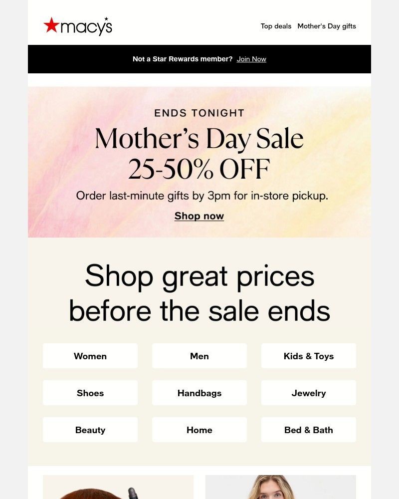 Screenshot of email with subject /media/emails/hours-left-summer-tops-under-30-more-mothers-day-sale-deals-cef0f6-cropped-8795f45c.jpg