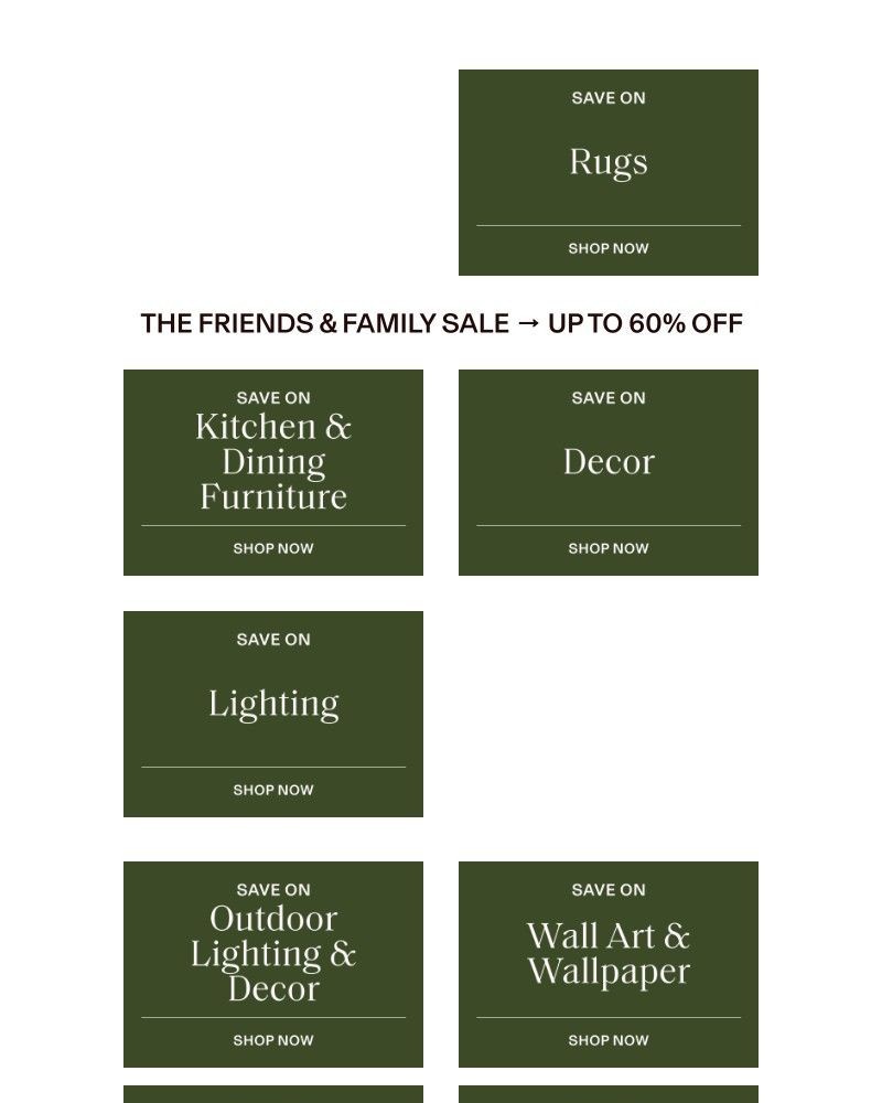 Screenshot of email sent to a Birch Lane Newsletter subscriber