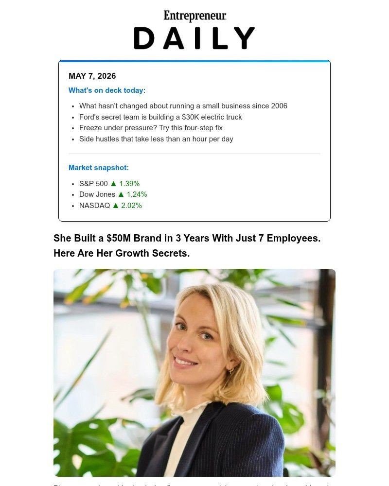 Screenshot of email with subject /media/emails/how-a-7-person-team-built-a-50m-brand-in-3-years-b60125-cropped-be68380b.jpg