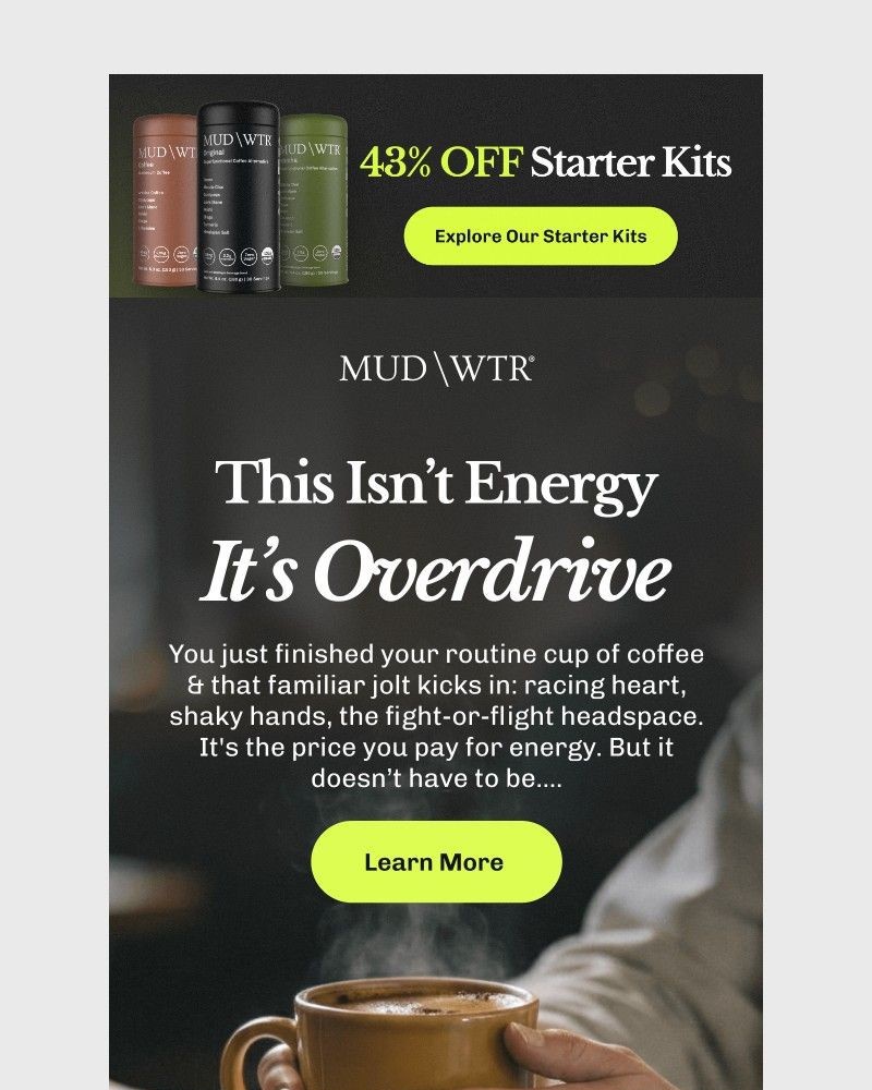 Screenshot of email sent to a MUD/WTR Newsletter subscriber