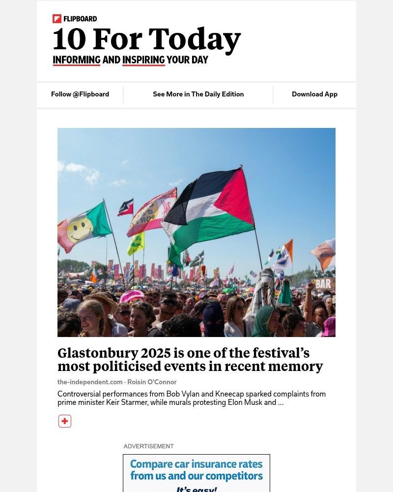 Screenshot of email with subject /media/emails/how-politics-flooded-glastonbury-2025-d6b551-cropped-e6d7c6cd.jpg