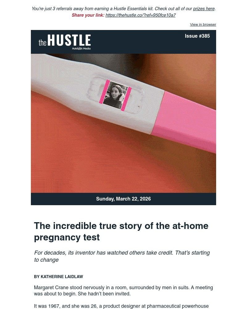 Screenshot of email with subject /media/emails/how-pregnancy-tests-went-mainstream-20369b-cropped-d9ba1c6d.jpg