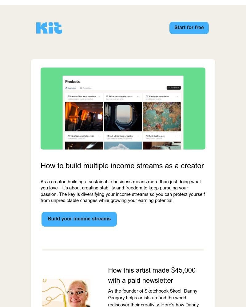 Screenshot of email with subject /media/emails/how-this-artist-made-45000-with-a-paid-newsletter-d9ac68-cropped-ef7e88de.jpg