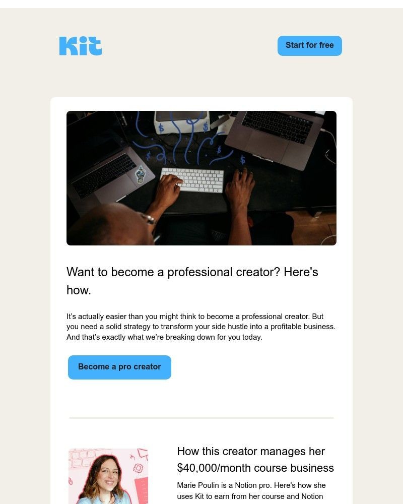 Screenshot of email with subject /media/emails/how-this-creator-manages-her-40000month-course-business-373e87-cropped-10b460f1.jpg