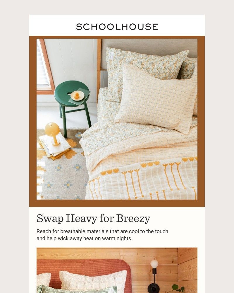 Screenshot of email sent to a Schoolhouse Newsletter subscriber