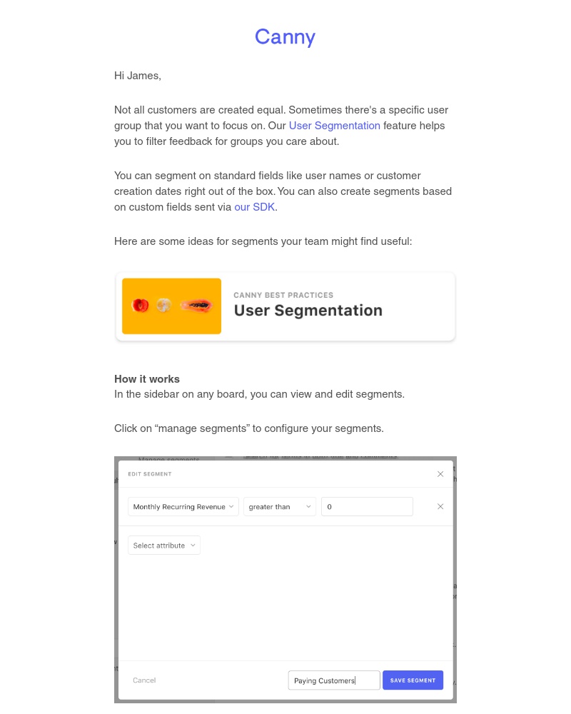 Screenshot of email with subject /media/emails/how-to-segment-your-feedback-cropped-4339a22a.jpg
