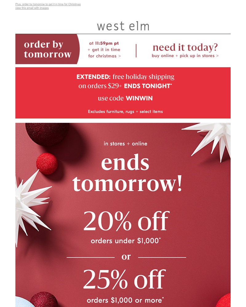 Screenshot of email with subject /media/emails/how-to-win-the-holidays-up-to-25-off-everything-in-stores-online-but-ends-tomorro_gEonvi4.jpg